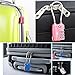 Newtion Tsa Lock for Luggage Cable Alert 3 Digit Combination Resettable TSA Padlocks 4 Pack Black