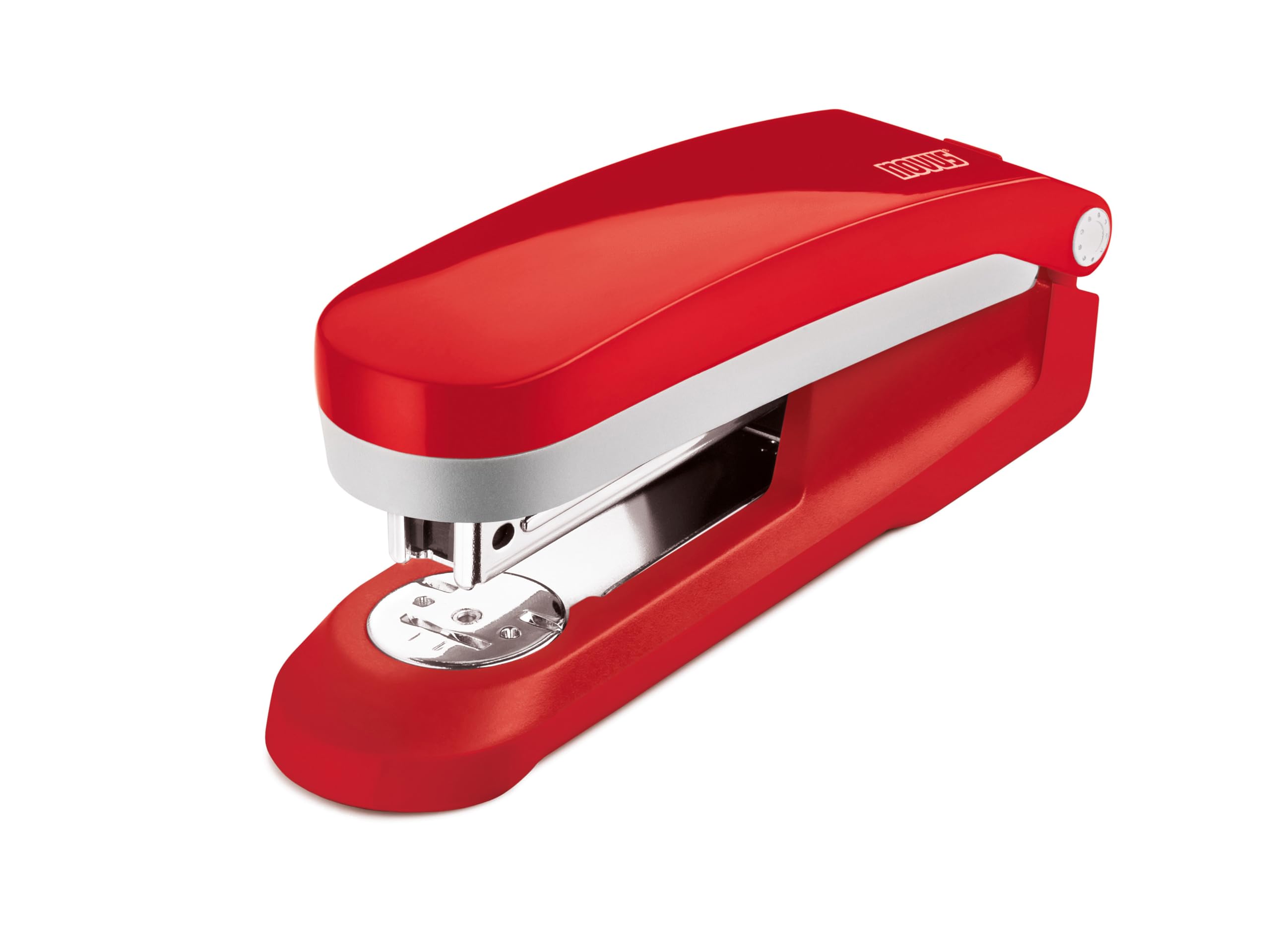 Novus E 25 25 Sheet Capacity Stapler with Integrated Staple Remover - Red/ Grey
