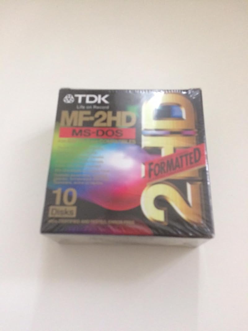 TDK 3.5in DS HD Floppy Disks 1.4MB T06050 Data Storage Media