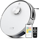 ILIFE A30s Robot Vacuum, 10000Pa Max Suction | LiDAR Navigation, Home Mapping, No-Go Zone, 150 Mins, App, Voice and Remote Control, for Hard Floor, Carpet and Pet Hair