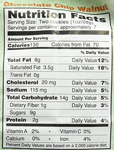 Tate's Chocolate Chip Walnut Cookies, 3 Pack - Image 3