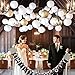 E-MANIS White Paper Round Lanterns for Birthday Wedding Party Decorations Crafts (1-Pack of 6) (Gold)