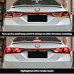 T T-ABC Taillights Compatible with Toyota Camry