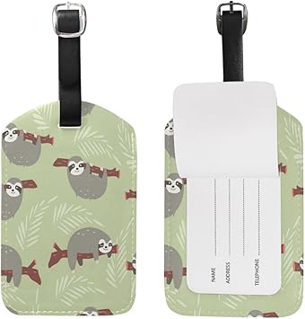 Sloth luggage tag Clearance