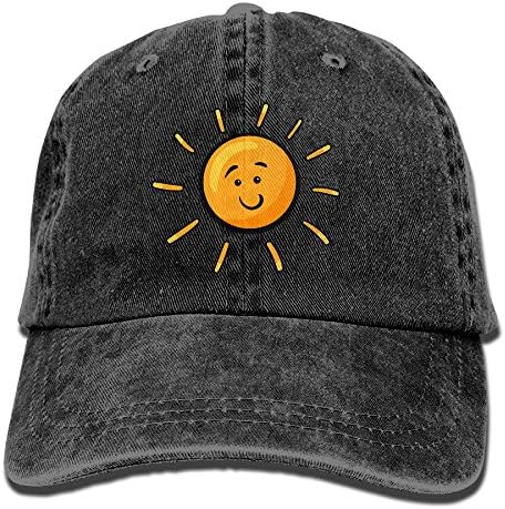 YOYOV Cute Sun Adult Cowboy Hat Black
