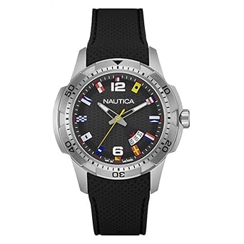 Risultati immagini per Nautica Silicone Nai13517G Orologio da Polso Uomo