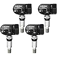 CARORAV TPMS Sensor,Tire Pressure Monitoring System(TPMS) fit for Ford Escape Fusion Mustang,Lincoln MKC MKX MKZ,OE Replaces#F2GT-1A180-AB,4-Pack