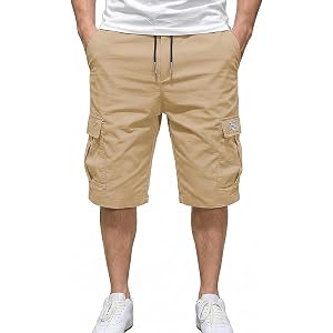 PGFEK Kangoo Sport Cargo Shorts, Kangoosport Men's Outdoor Shorts, Multi-Pocket Overalls Tactical Style Shorts