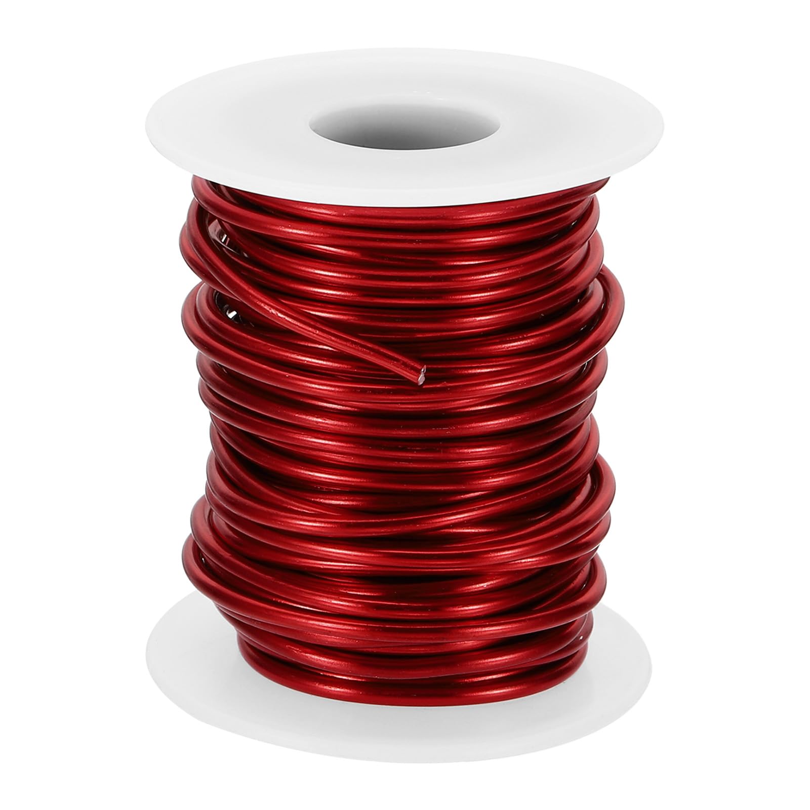PATIKIL 10 Gauge 2.5mm Aluminum Craft Wire, 32.8Ft Metal Wire Armature Bendable Wire for Jewelry Making Metal Wrap DIY, Red