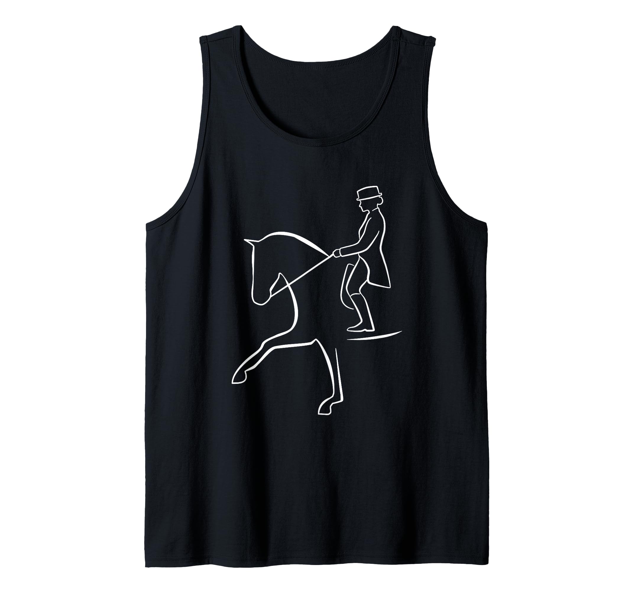 Dressage Horse Tank Top