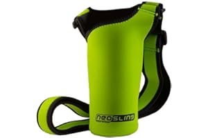 H2O4K9 NEOSLING, Adjustable Neoprene Bottle Holder, Treefrog Green