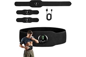 Belt Toning Belt,12 Modes & 19 Intensity,Firming & Strengthening Workout Equipment for Abs,Arms,Suitable for Fitness Enthusia