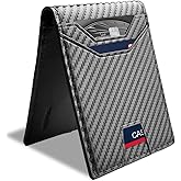 7worldlet Slim RFID Blocking Wallets for Men Synthra™ Ultra Leather Bifold Minimalist Wallet 11 Cord Holder Thin Mens Wallet with Gift Box (Black)