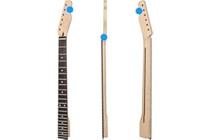 SURTIYCRII 22 Fret TL Canadian Maple Electric Guitar Neck,Rosewood Fingerboard 14" Fretboard Radius, Bone Nut