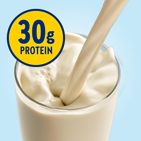 GLUCERNA PROTEIN SMART DIABETES CARE SHAKE, VANILLA, DIABETIC MEAL REPLACEMENT TO SUPPORT BLOOD SUGAR MANAGEMENT, 30G PROTEIN, 150 CALORIES, READY TO DRINK, 11-FL-OZ BOTTLE, 12 PACK