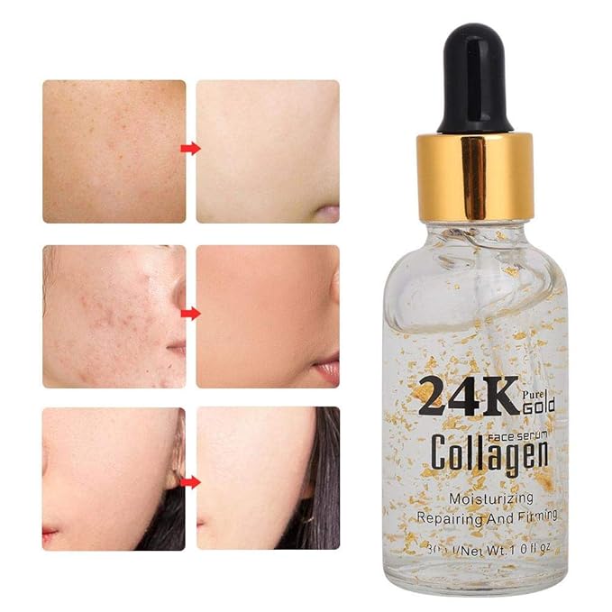 24k gold collagen serum