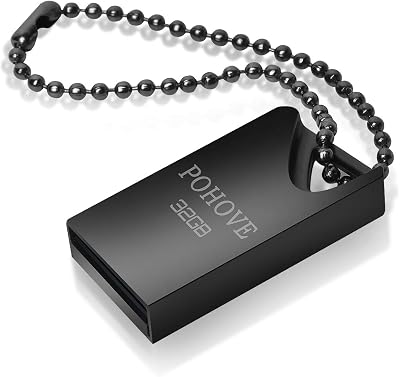 POHOVE 32GB USB Flash Drive Mini Memory Stick Portable Waterproof Pen Drive