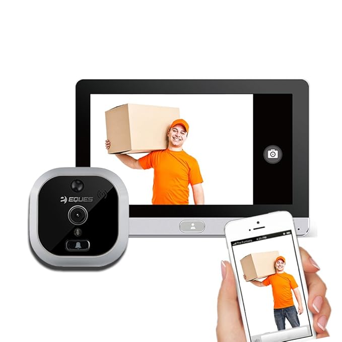 ziersalmler R22 WLAN PIR Motion Sensor Türklingel Kamera Digitaler Türspion Viewer für Android & iOS Smartphone