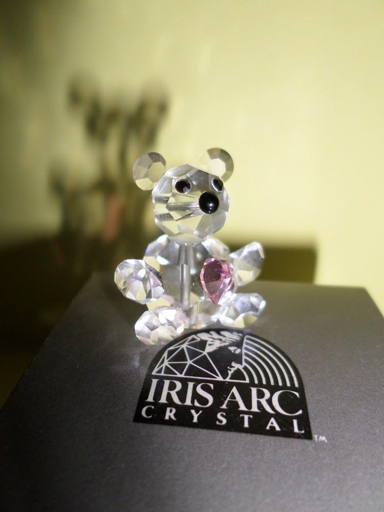 Iris Arc Crystal ** Miniature Collection - Heart Bear ** 52-49037