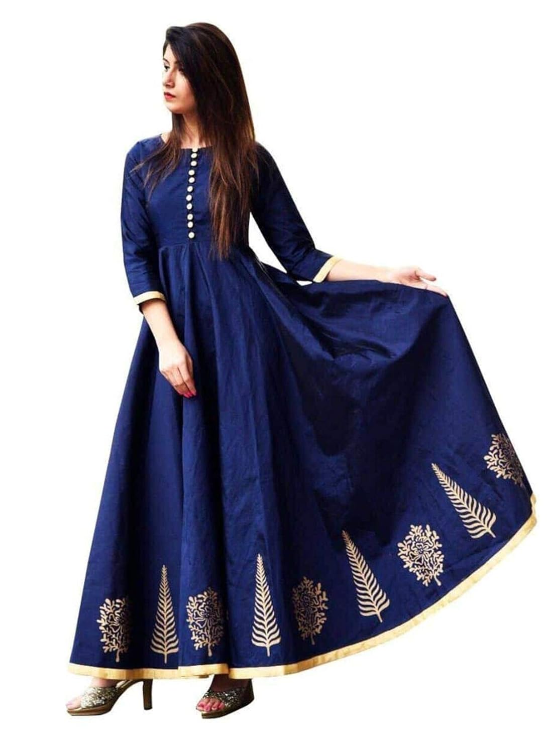 blue silk wrap dress