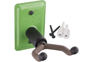 String Swing Ukulele Wall Mount Stand for Mandolin Ukele Banjo –Concert Pineapple Soprano Tenor and Baritone Compatible – Safety Home or Studio Accessories without Case – Green GCC11UK