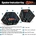 iFox Creations IFD8 Bluetooth Portable Speaker with Stereo Sound-Wireless, SD Card, AUX, FM Radio + Speakerphone - Compatible with all Bluetooth Devices - Link Multiple Units - 8 Hour Battery Life