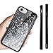Caka iPhone 6 6S Case, iPhone 6 7 8 Glitter Case Starry Night Series Bling Flowing Floating Luxury Liquid Sparkle Soft TPU Glitter Case for iPhone 6 6S 7 8 (4.7 inch) (Silver)