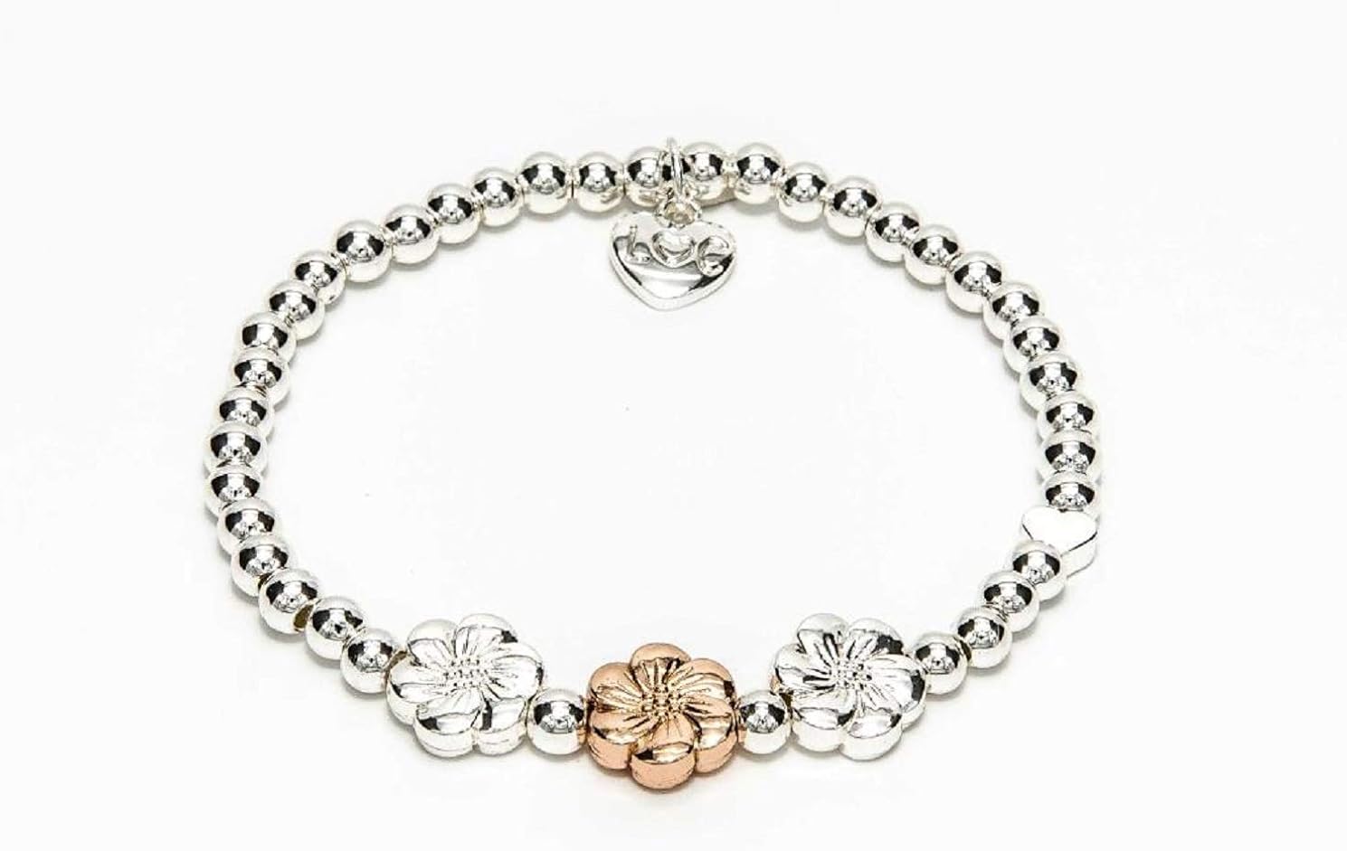 Life Charms I Wanted To Say Thank You Bracelet, silver, 5.5 inch - Image 3
