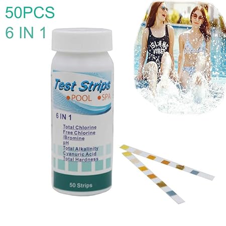 Caoqao Piscine Spa Bandelettes De Test Ph Eau Chlore Alcalin