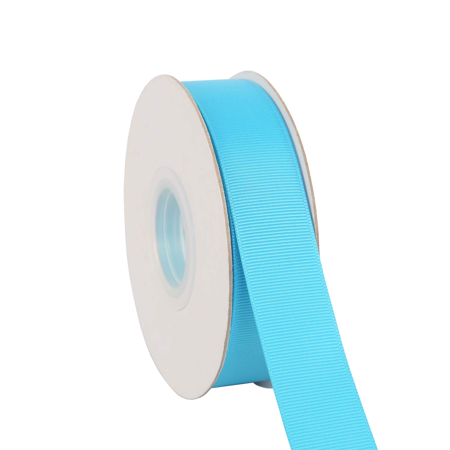 Ribbonitlux 25mm Wide Solid Grosgrain Ribbon 22 Meters (340-Turquoise, Set for Gift Wrapping, Party Decor, Sewing Applications, Wedding and Craft