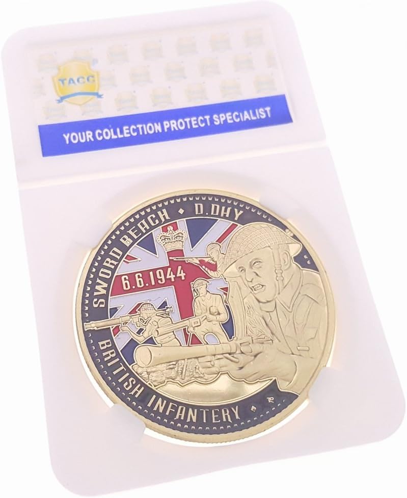TACC Commemorative Coin Trump D-Day Juno Beach Canada World War 2