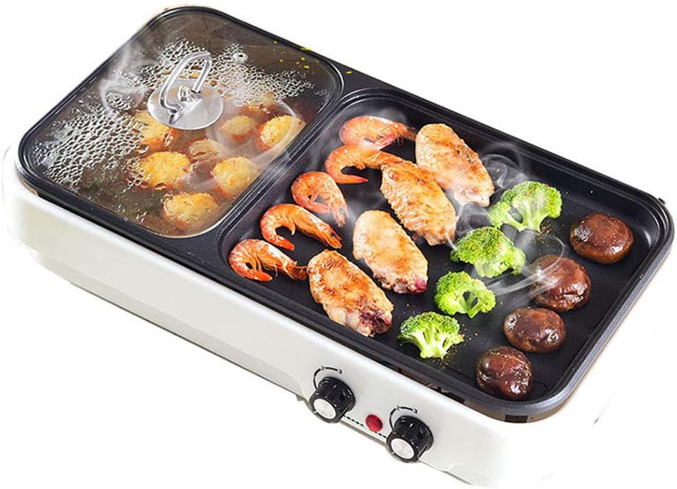 Review ZJJ& Barbecue Grill MultiFunction Roast Rinse One Pot Home