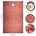 2 in 1 Red Brick Wall Backdrop,Platform 9 and 3/4 King's Cross Station,Curtains Door Decorations,Entrance to Your Imaginary World,Photography Backdrop Vintage Decorations 50