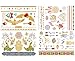 Gift-Package Temporary Tattoos 8 sheets Metallic Mandala Mehndi Boho Designs in Gold and Silver - 100+Temporary Fake Shimmer Jewelry Henna tattoos - Flowers, Elephants, Bracelets, Wrist and Arm Bands