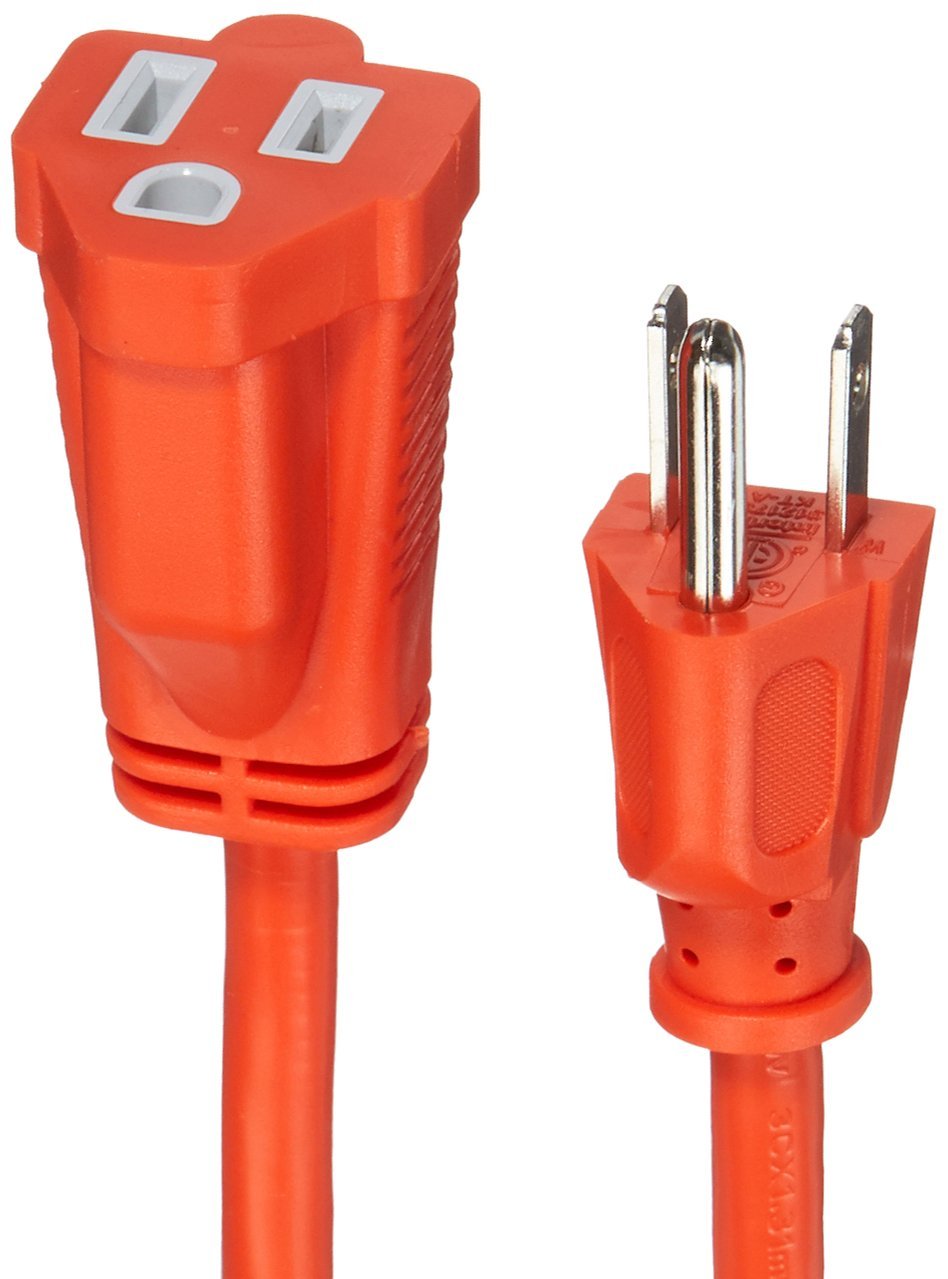 50Foot Green Basics 16/3 Vinyl Outdoor Extension Cord Wiring