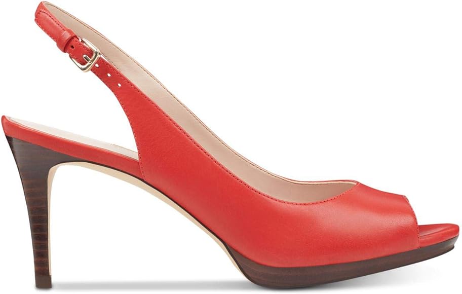 nine west gabrielle slingback platform pumps