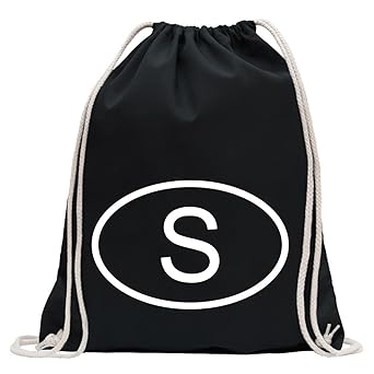 KIWISTAR - Schweden S Turnbeutel Fun Rucksack Sport Beutel Gymsack Baumwolle mit Ziehgurt