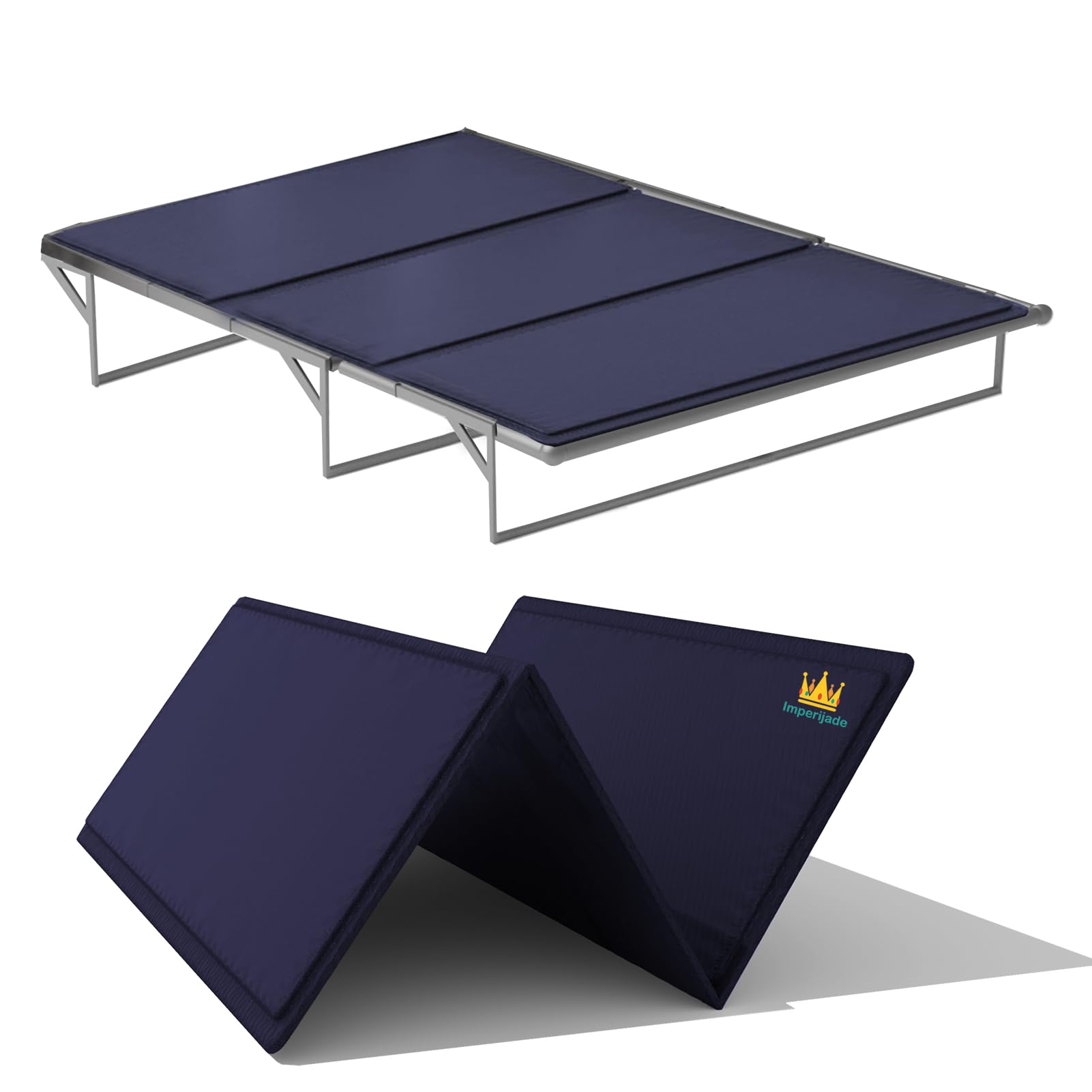 Photo 1 of *Mat is cut* imperijade Large Queen (58.5X 80'') Bunkie Board | Light and Thin & Low Profile Bed Support Board | Easy Setup, Breathable, Noise Minimizing, Moisture Resistant | Bed Support Flat Noodles