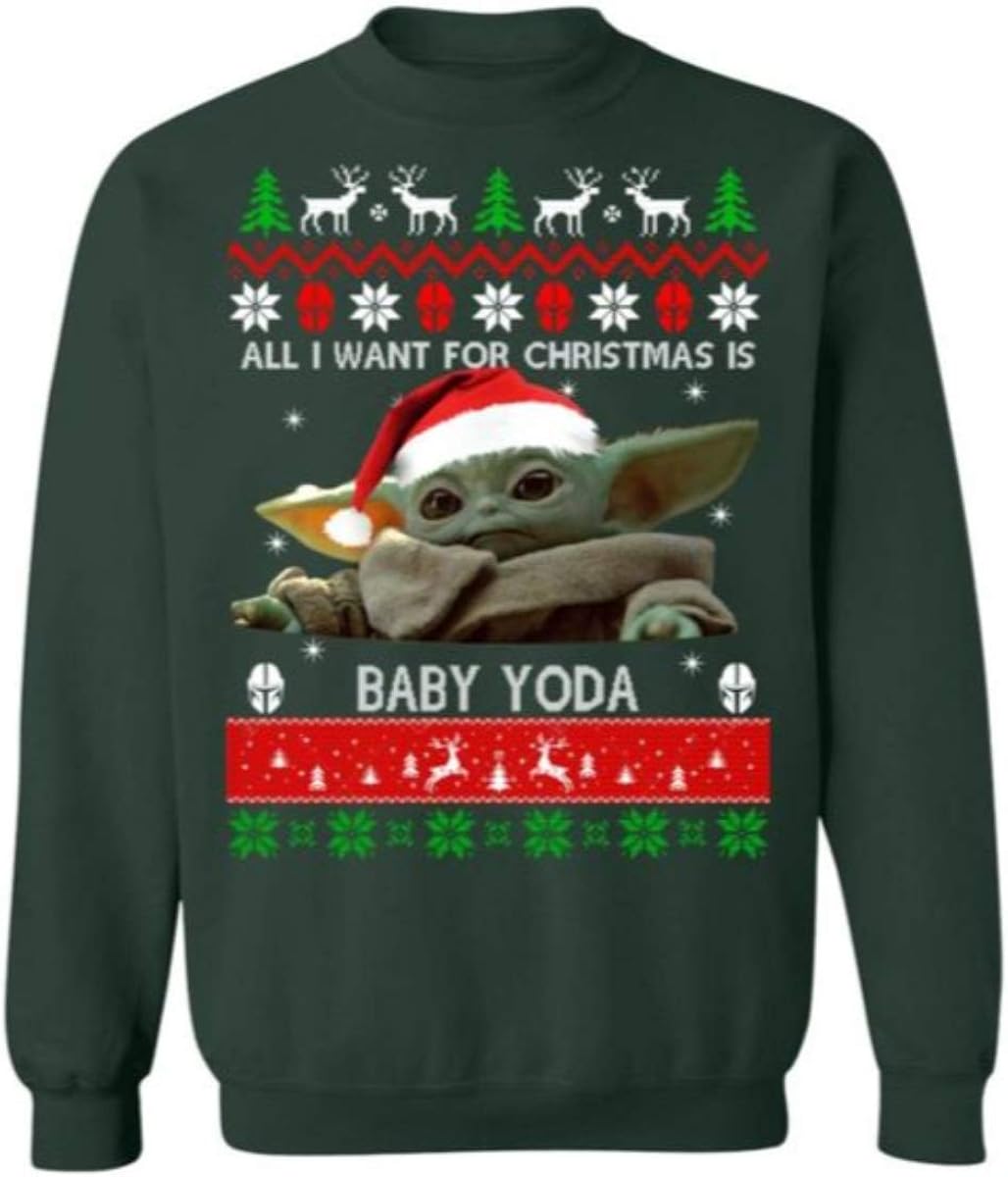 baby yoda sweater christmas