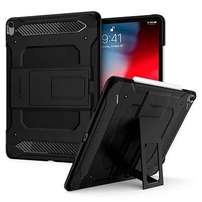 Spigen Tough Armor Tech Designed for iPad Pro 12.9 Case 2018 - Black