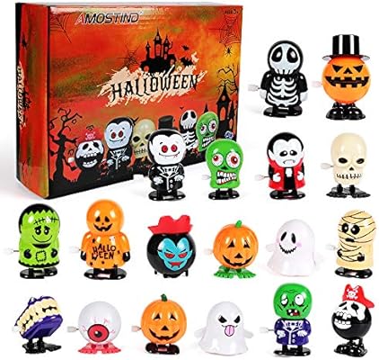 Amosting Halloween Kids Wind Up Toys Assorted Clockwork Toy Set Supply For Halloween Party Favors Birthdays Gifts Goodie Bags For Toddlers 3 Years And Up Boys Girls Amazon Sg Toys Games