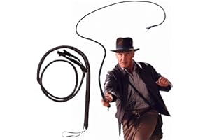 GAGIFT WORLD Cowboy Toys, 6.5 Foot Faux Leather Whip for Ringmaster and Cowboy Costume, Cowboy Accessories for Men and Women Funny Halloween Party Favors for Kids and Adults