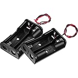 Pangda 24 Pack Battery Holder Case 2 x 1.5V AA 3V