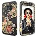 Digital Hutty 3 in 1 Shockproof Heavy Duty Full-Body Protective Cover for Samsung Galaxy S7 Flower