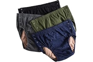 Incontinence Protective Briefs Underwear High Absorbency Cotton Leakproof Underwear Incontinence Reusable Washable Panties In