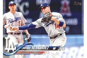 2018 Topps Series 2#680 Enrique Hernandez Los Angeles Dodgers Baseball Card - GOTBASEBALLCARDS