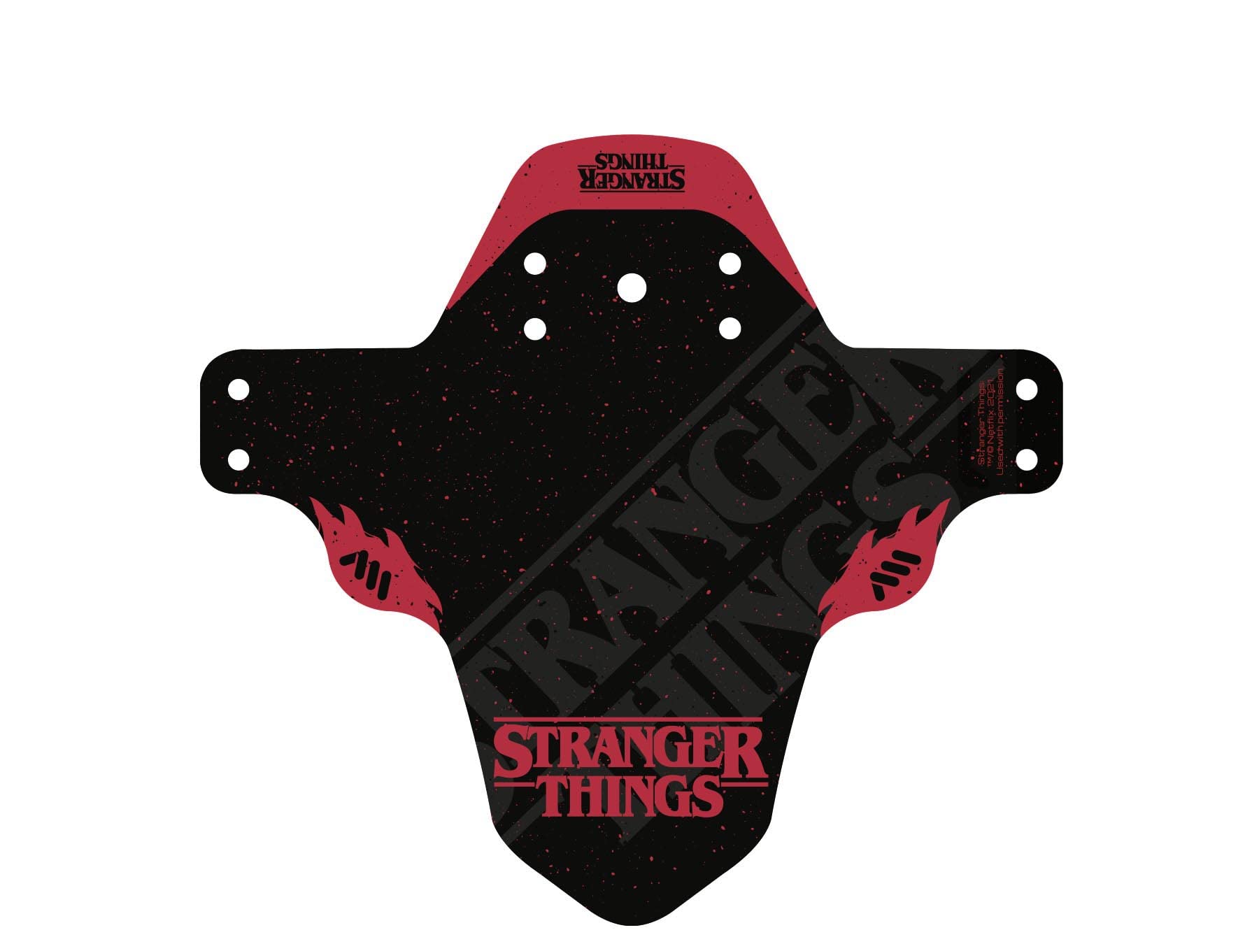 All Mountain Style Unisex's AMS Front Mudguard Mud Guard, Stranger Things