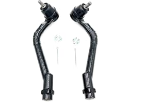 XCPMC Front Outer Tie Rod End 2 Pcs Left & Right｜Replacement For 2012-2017 Azera 2011-2014 Sonata 2010-2017 Tucson 2014-2016 Cadenza 2011-2016 Optima 2011 Sportage｜Replace OE#: ES800717 ES800718 Black