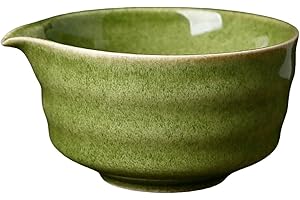 Fenteer Ceramic Matcha Bowl Handmade Tea Making Tools Traditional Porcelain Tea Bowl Japanese Tea Cup for Japanese Matcha Pre