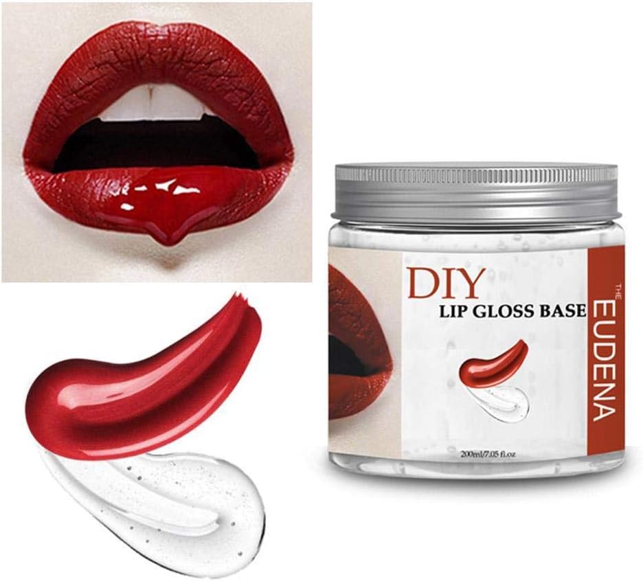 Non-toxic Moisturizing Clear Lip Gloss Base Oil Non-Stick DIY Lip Stick Raw Material Gel for Lip Gloss Lipgloss Base Handmade Liquid Lipsticks Lip Glaze Tools